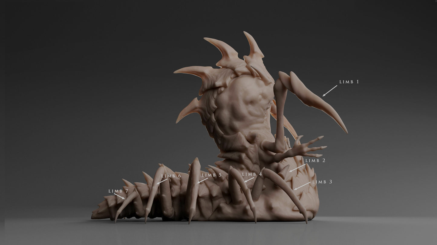 Silent Fear Monster (The Mines - Flames of War Kickstarter)