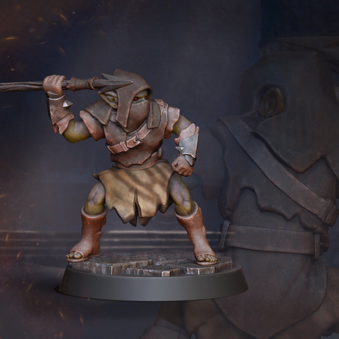 Goblin With Javelin (The Mines - Flames of War Kickstarter)