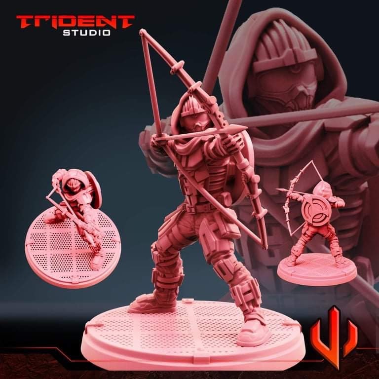 Taskmaster (Fan art sculpted by Trident Studio) (Crisis Protocol Proxy/Alternative)