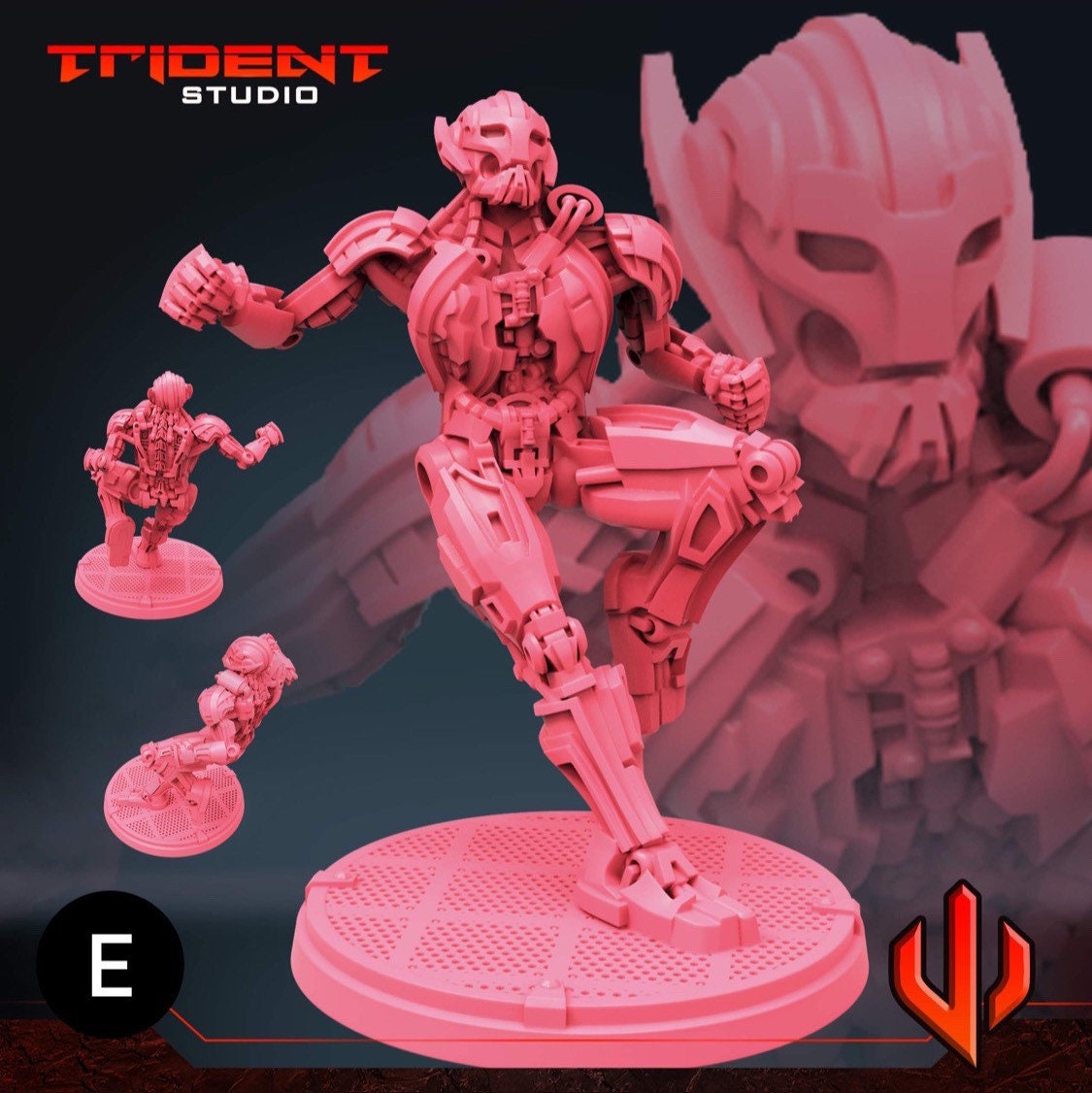 Ultron drone - What If… (Fan art sculpted by Trident Studio) (Crisis Protocol Proxy/Alternative)
