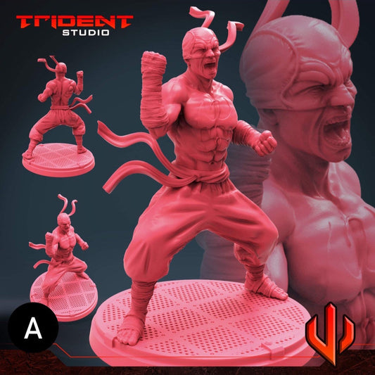 Iron Fist (Fan art sculpted by Trident Studio) (Crisis Protocol Proxy/Alternative)