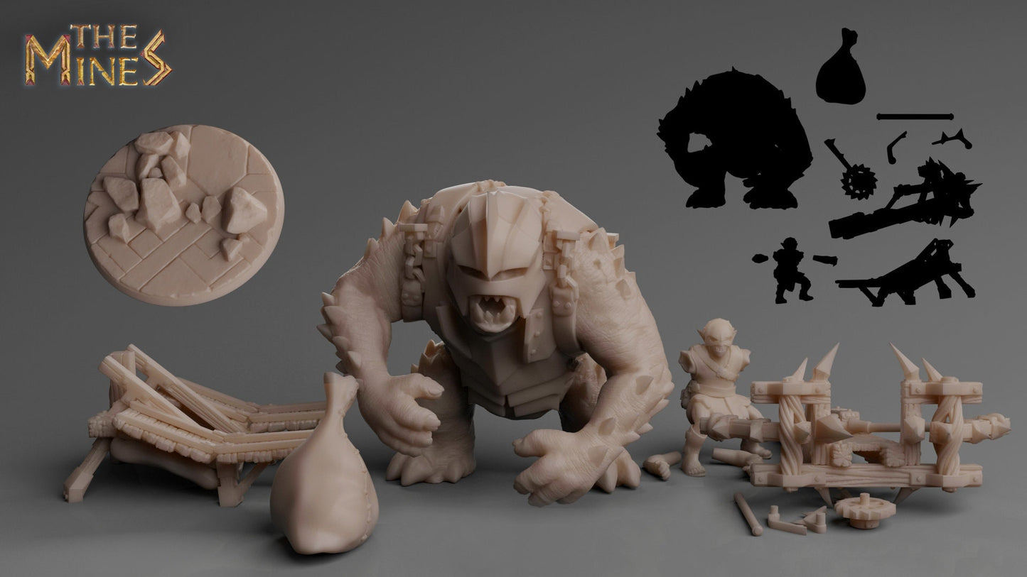 Ogre with Ballista(The Mines - Flames of War Kickstarter)
