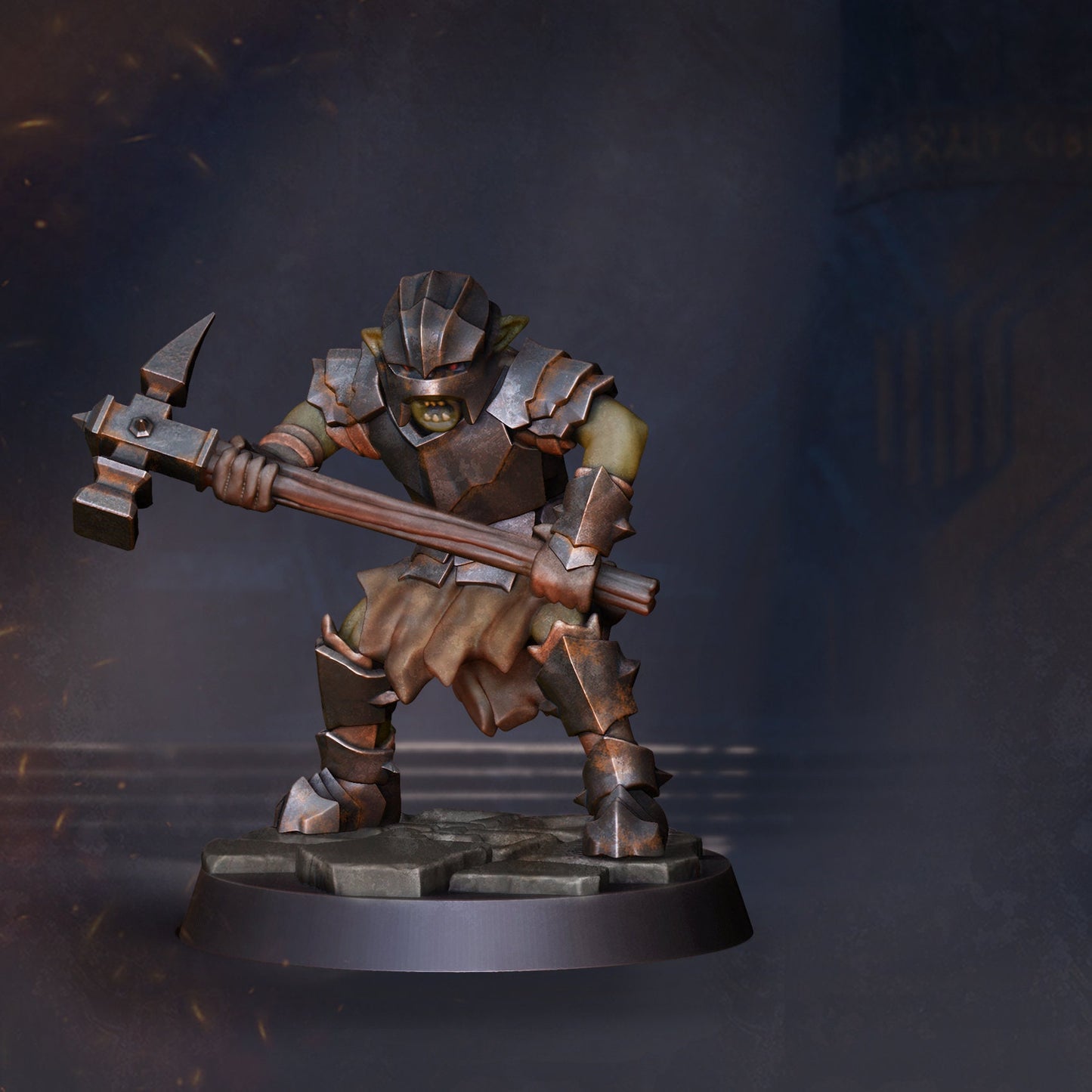 Goblin With Hammer (The Mines - Flames of War Kickstarter)