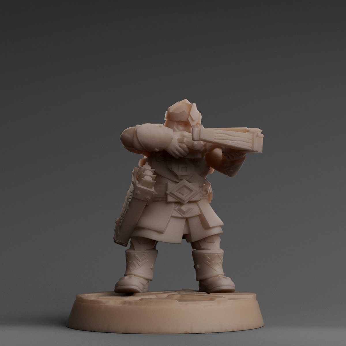Dwarf with Crossbow (The Mines - Flames of War Kickstarter)