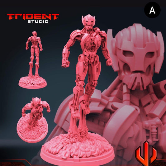 Ultron drone - What If… (Fan art sculpted by Trident Studio) (Crisis Protocol Proxy/Alternative)