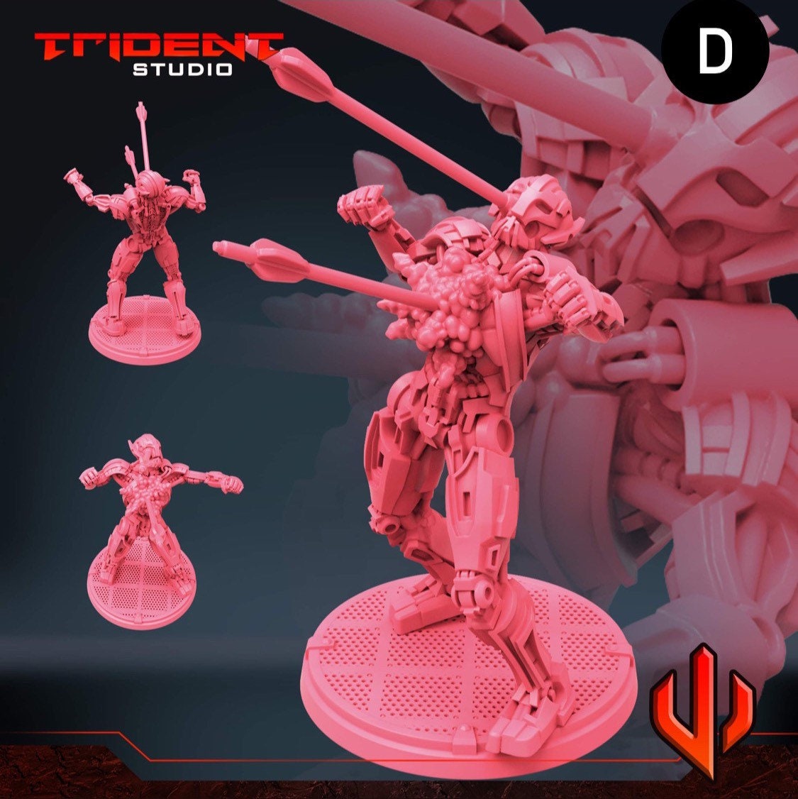 Ultron drone - What If… (Fan art sculpted by Trident Studio) (Crisis Protocol Proxy/Alternative)