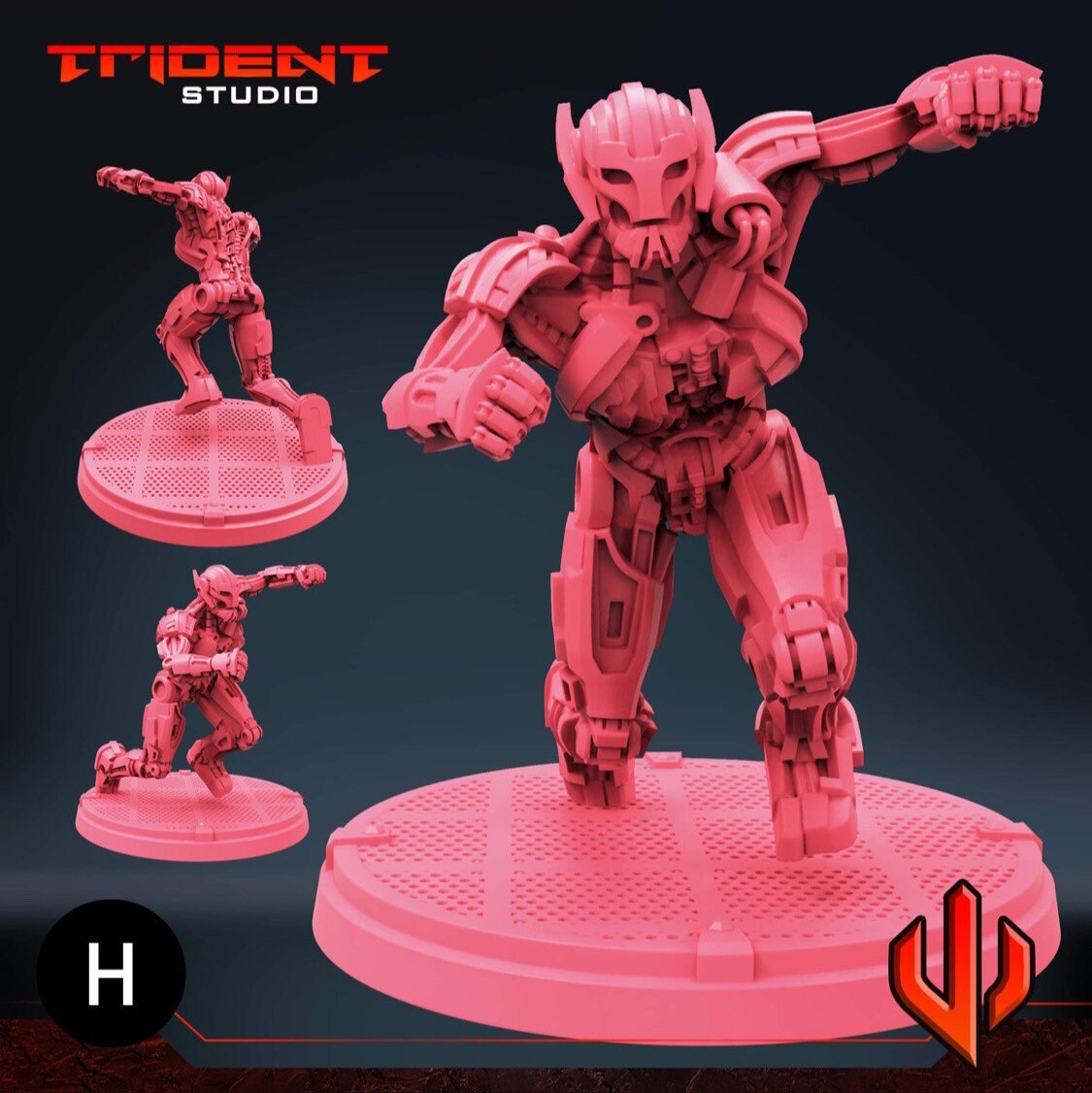 Ultron drone - What If… (Fan art sculpted by Trident Studio) (Crisis Protocol Proxy/Alternative)