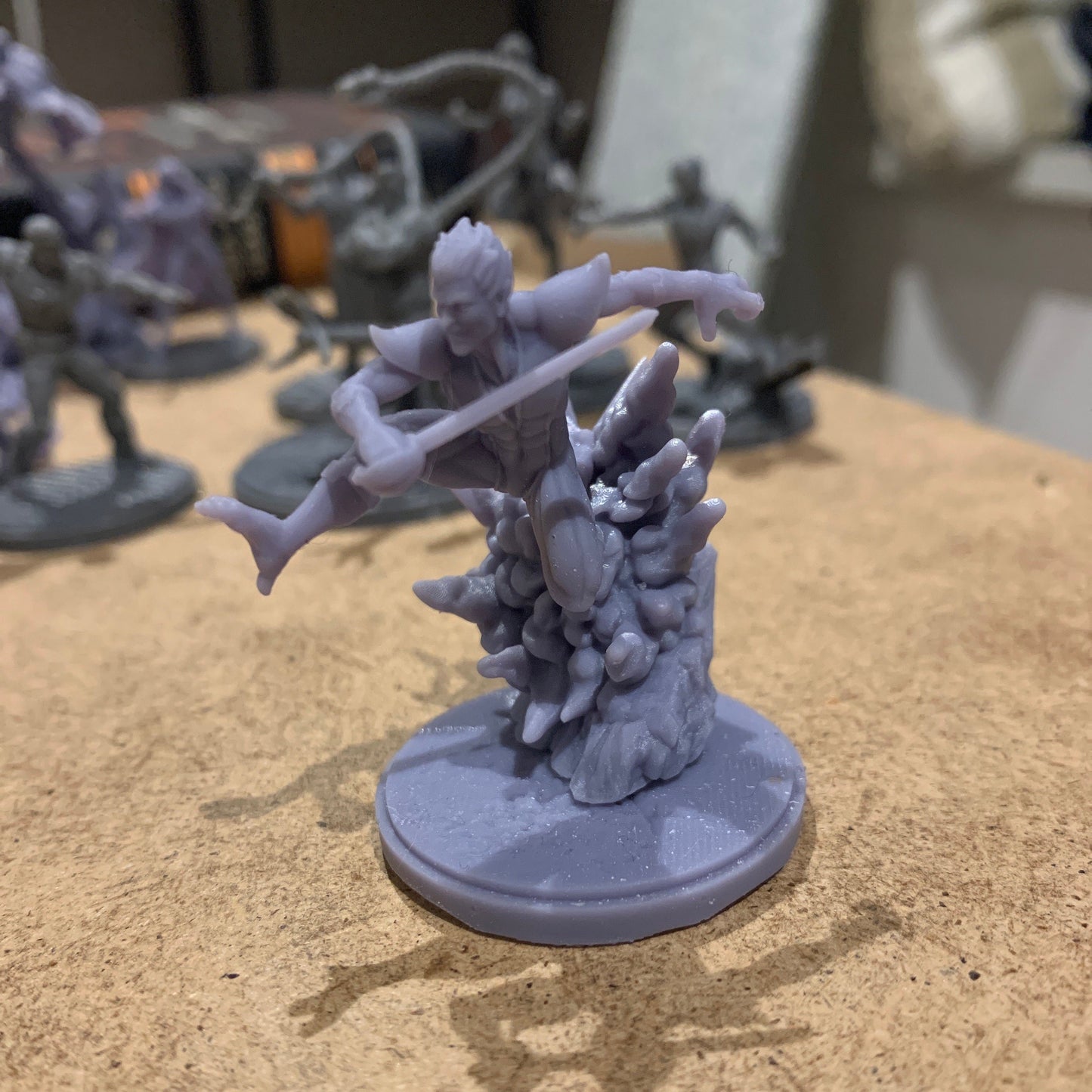 Nightcrawler/ Blue Sulphur Demon 40mm miniature (sculpted by C27 collectibles) (Crisis Protocol Proxy/Alternative)