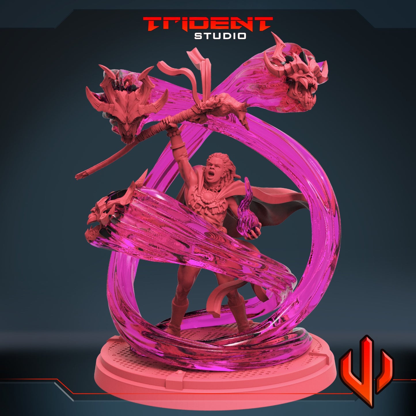 Doctor Voodoo - Pose B (Fan art sculpted by Trident Studio) (Crisis Protocol Proxy/Alternative)