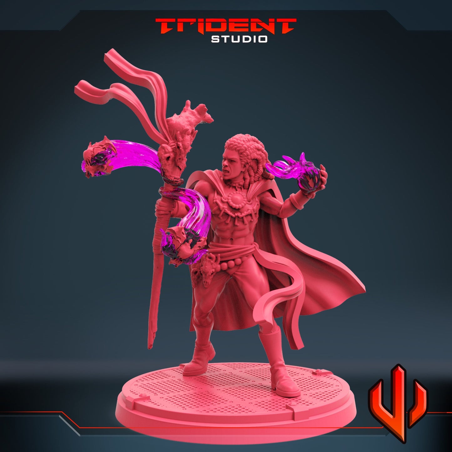 Doctor Voodoo - Pose A (Fan art sculpted by Trident Studio) (Crisis Protocol Proxy/Alternative)