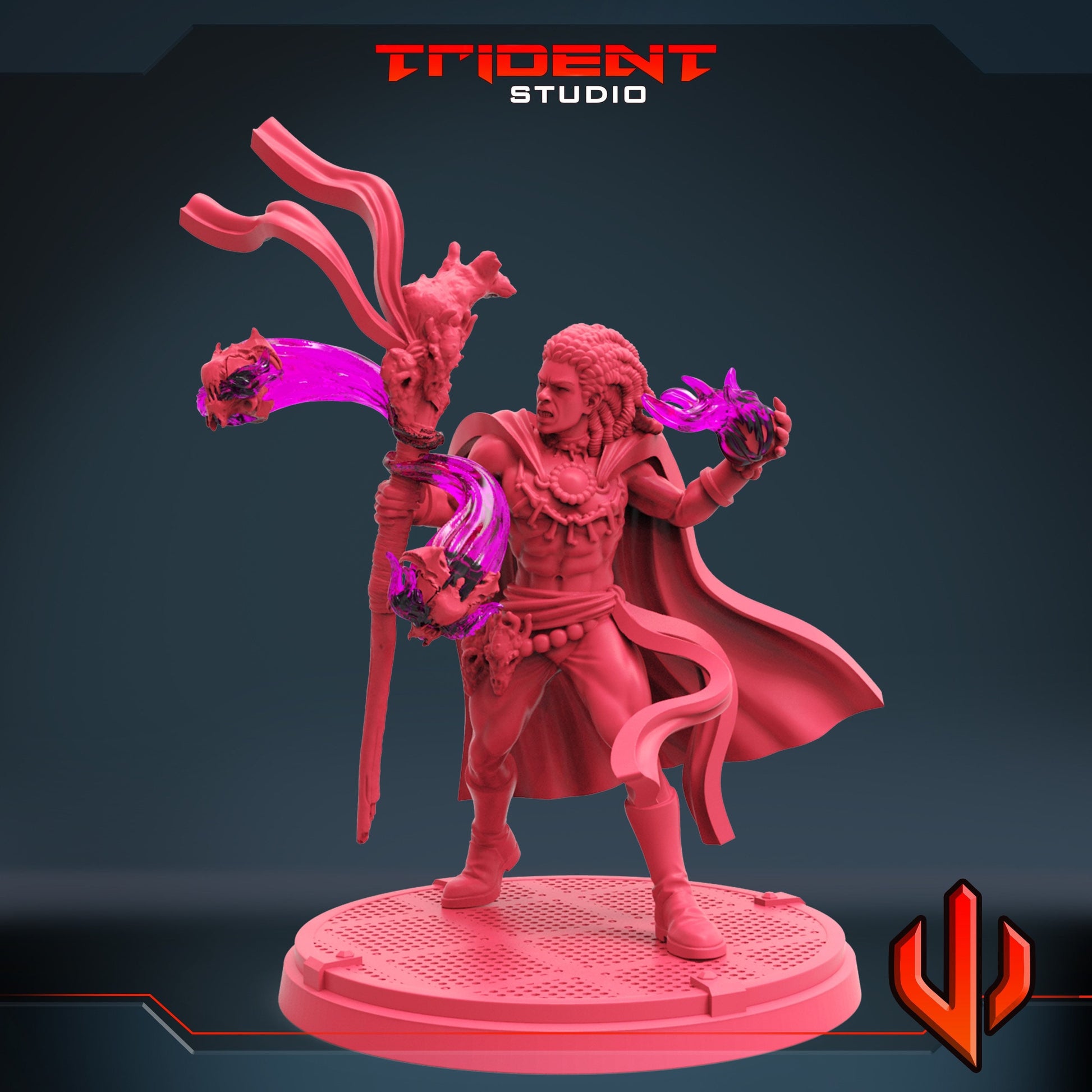 Doctor Voodoo - Pose A (Fan art sculpted by Trident Studio) (Crisis Protocol Proxy/Alternative)