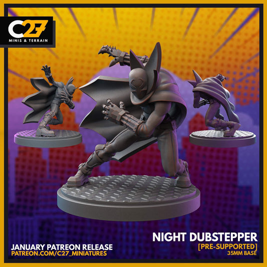 Prowler / Night Dubstepper 40mm miniature (sculpted by C27 collectibles) (Crisis Protocol Proxy/Alternative)