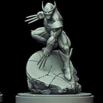 Wolverine / Claw Man 40mm miniature (sculpted by C27 collectibles) (Crisis Protocol Proxy/Alternative)