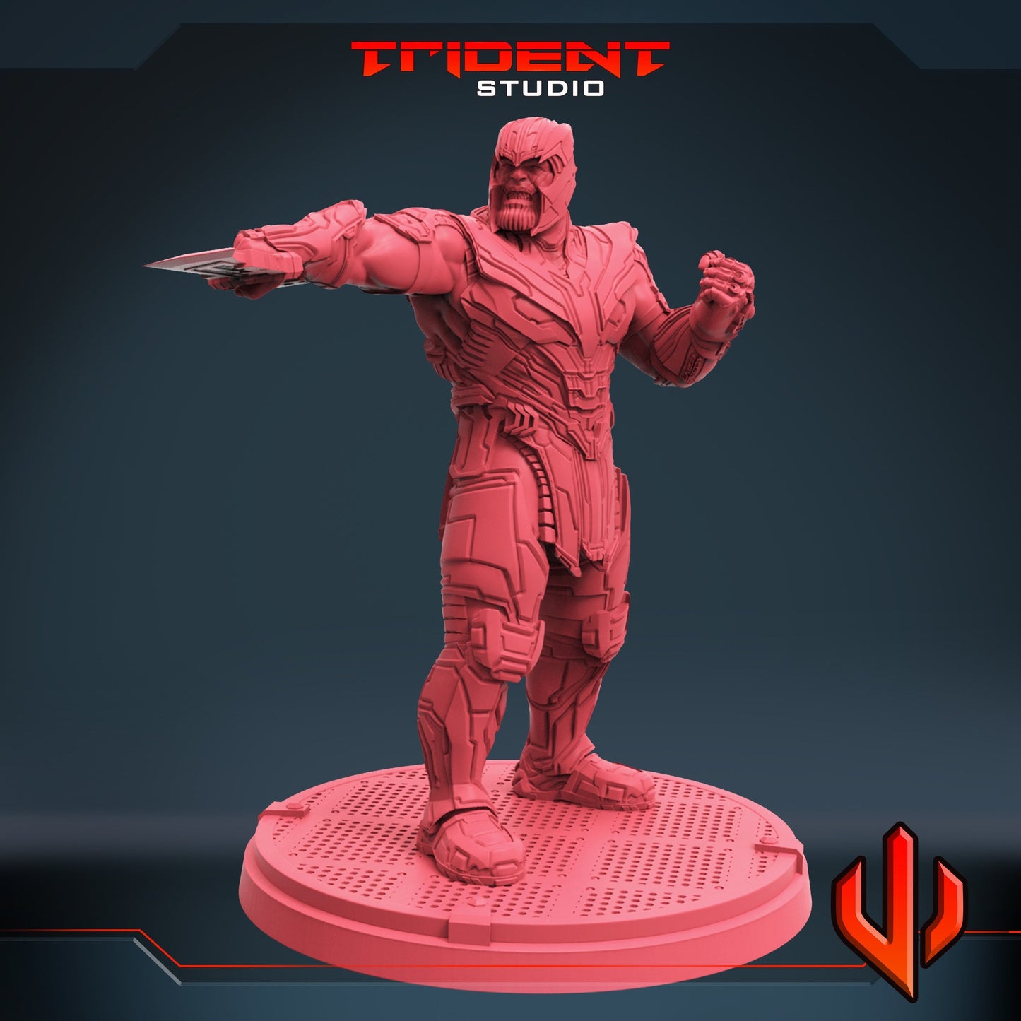 Thanos (Fan art sculpted by Trident Studio) (Crisis Protocol Proxy/Alternative)