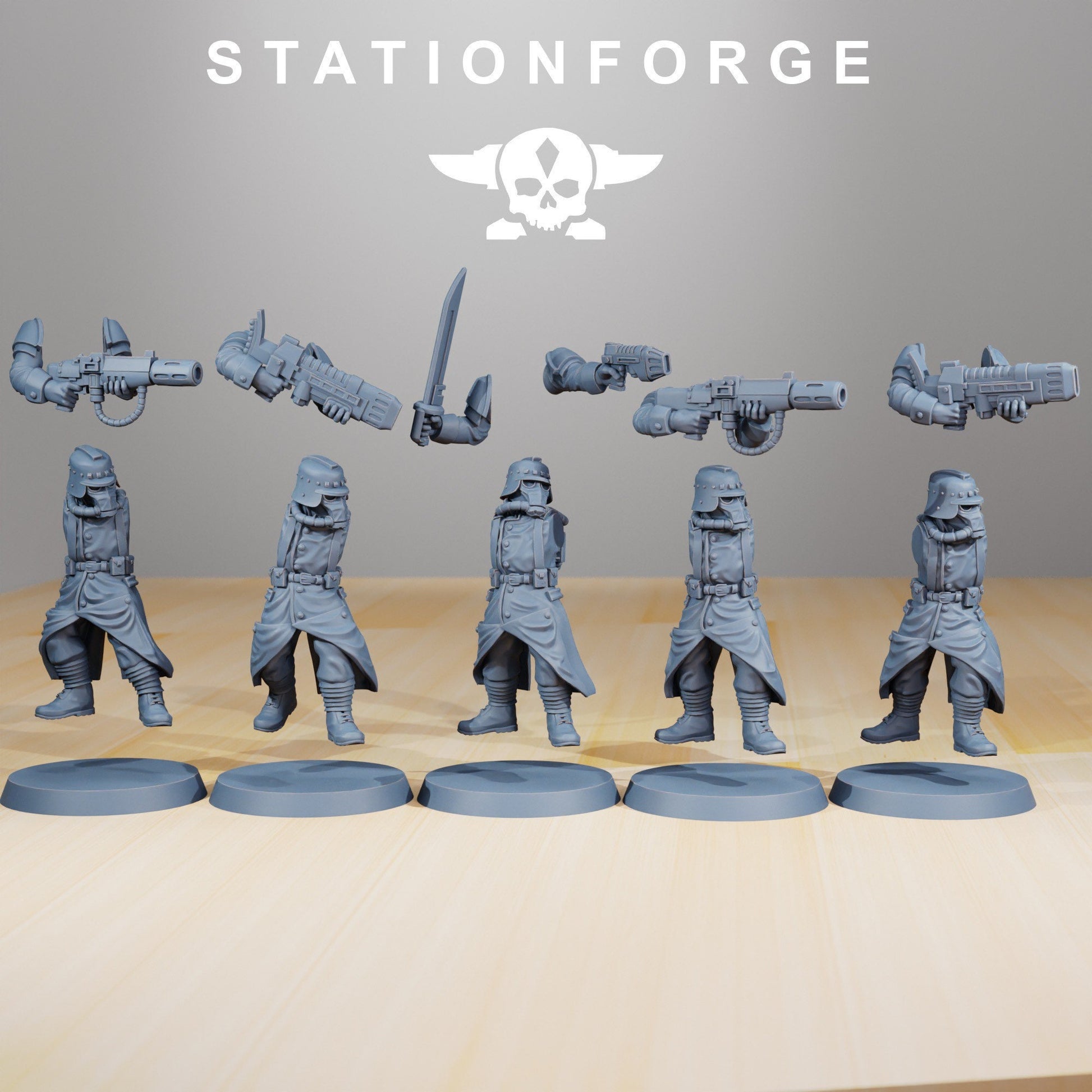 Grim Guard Evaporators (5) (sculpted by Stationforge)