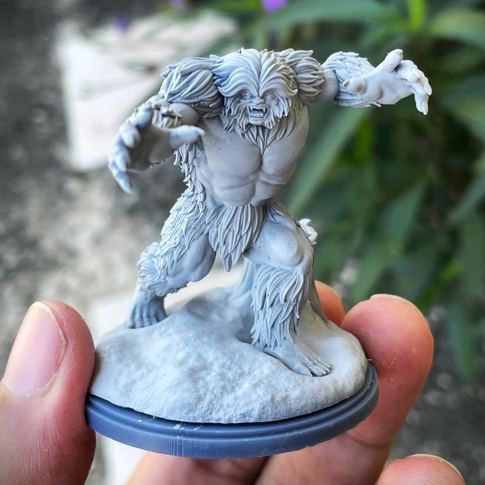 Sasquatch / The Walking Rug 40mm miniature (sculpted by C27 collectibles) (Crisis Protocol Proxy/Alternative)