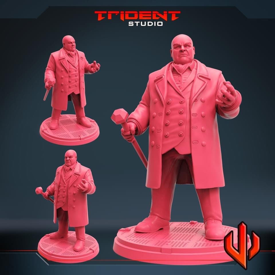 The Kingpin (B) (Fan art sculpted by Trident Studio) (Crisis Protocol Proxy/Alternative)