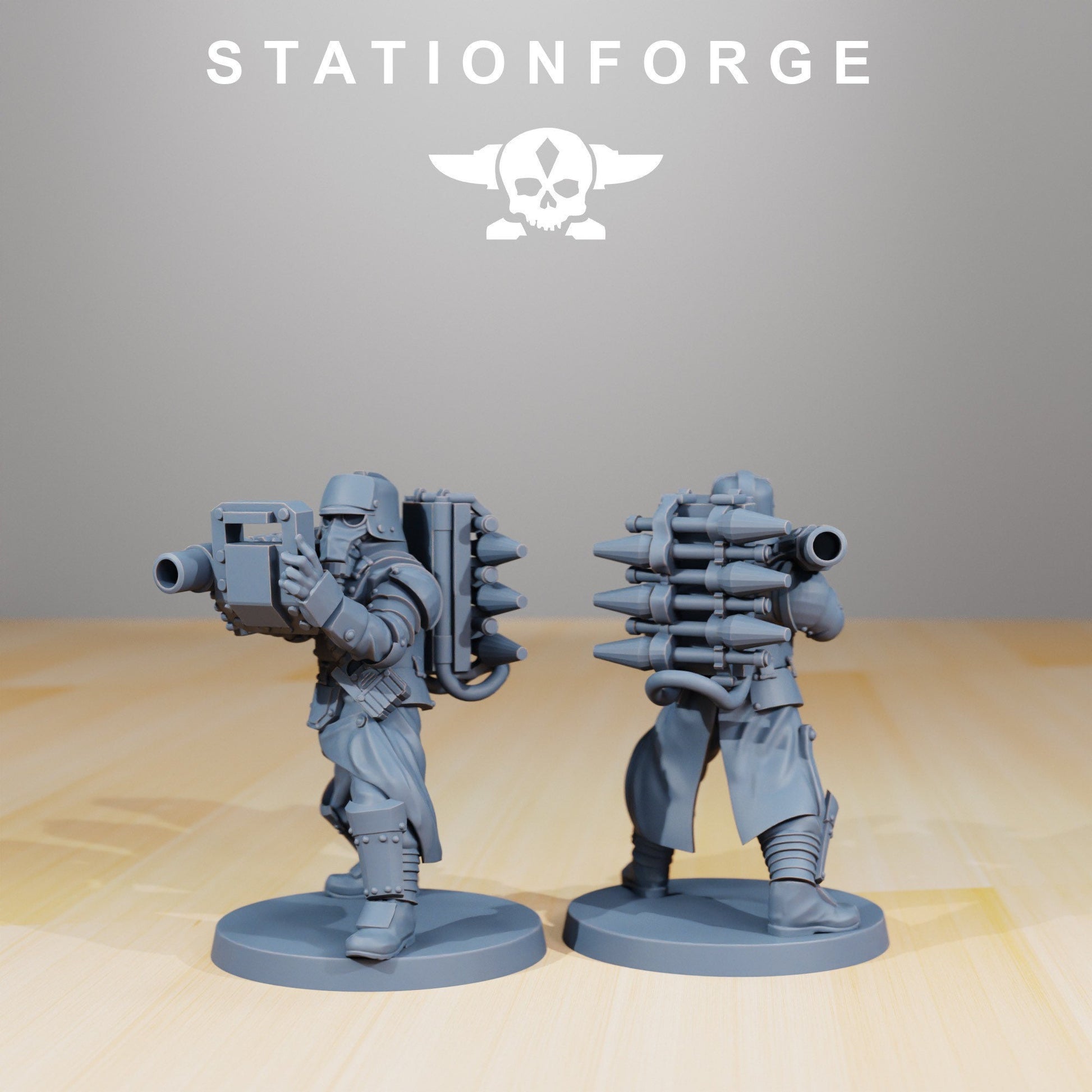 Grim Guard Armoured Squad (5) (sculpted by Stationforge)