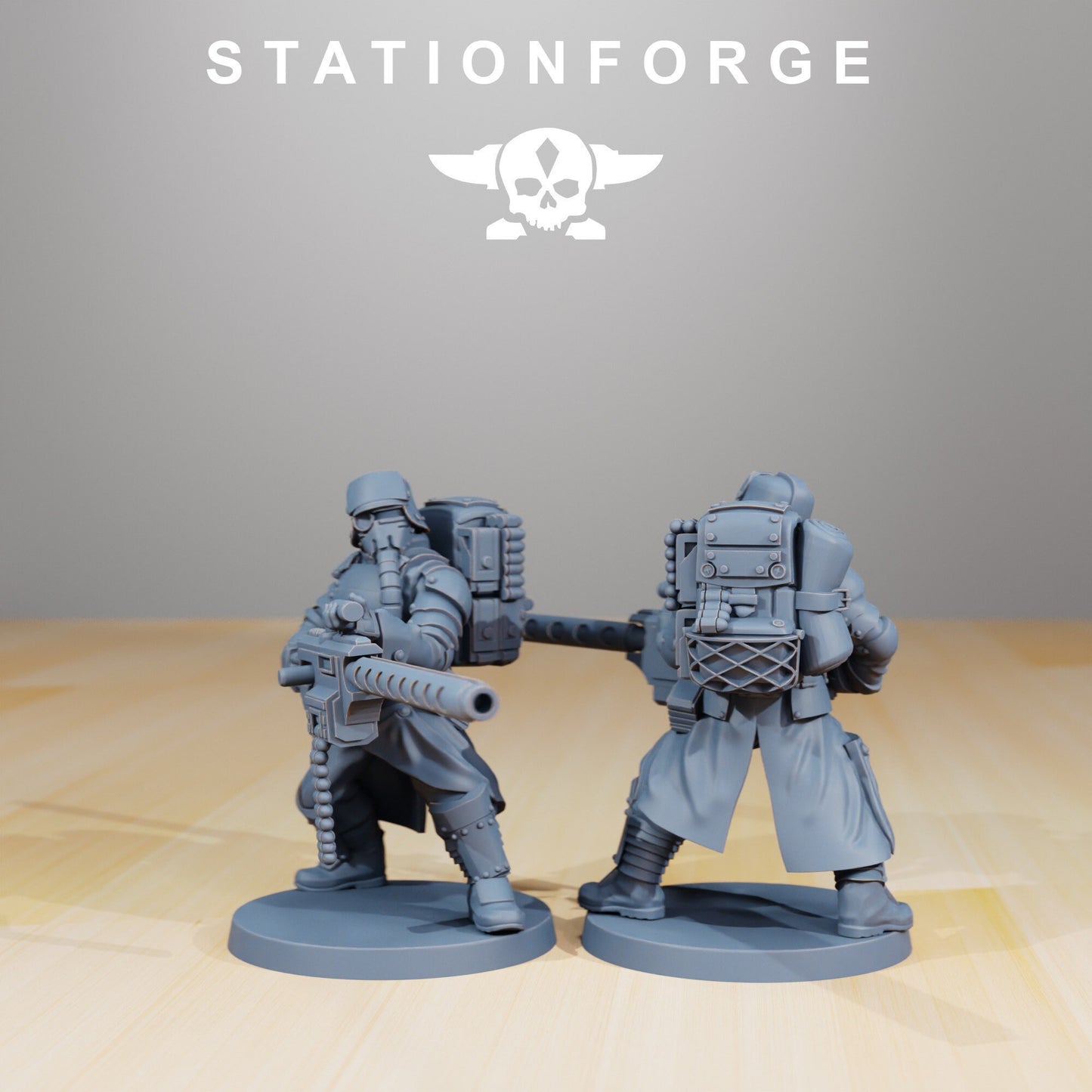 Grim Guard Armoured Squad (5) (sculpted by Stationforge)