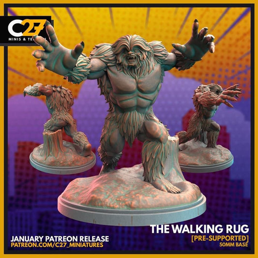 Sasquatch / The Walking Rug 40mm miniature (sculpted by C27 collectibles) (Crisis Protocol Proxy/Alternative)