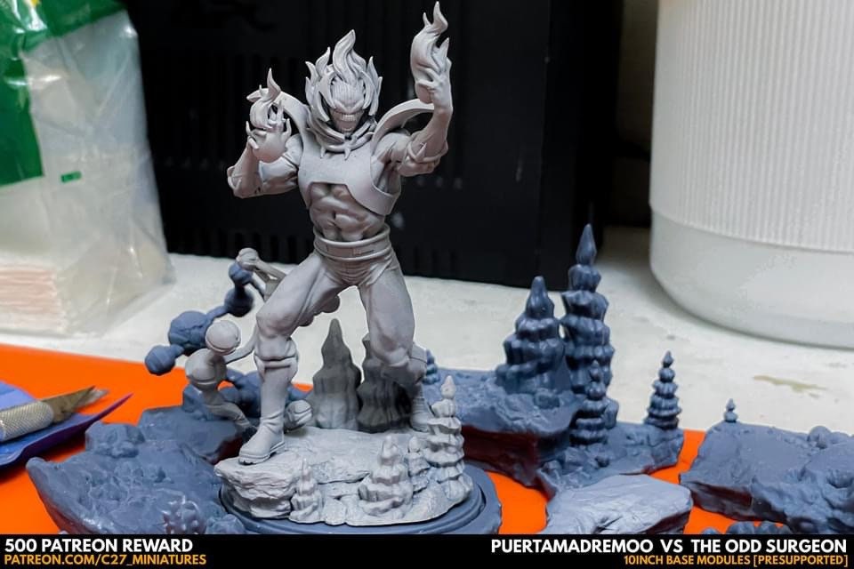 Dormammu / Puertamadremoo 40mm miniature (sculpted by C27 collectibles) (Crisis Protocol Proxy/Alternative)