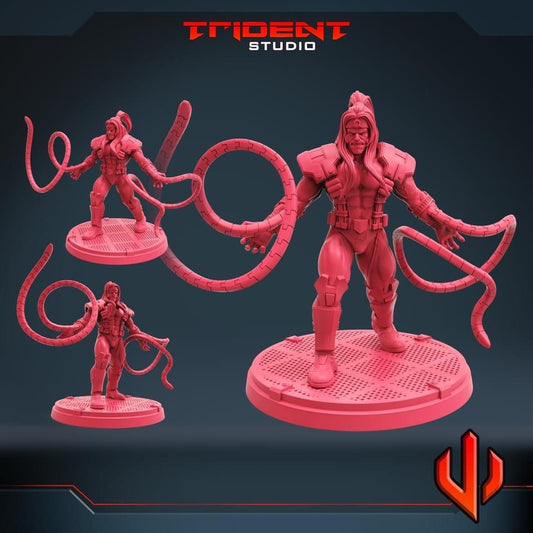 Omega Red (A) (Fan art sculpted by Trident Studio) (Crisis Protocol Proxy/Alternative)