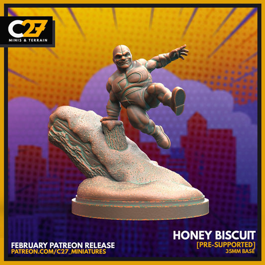 Puck / Honey Biscuit 40mm miniature (sculpted by C27 collectibles) (Crisis Protocol Proxy/Alternative)