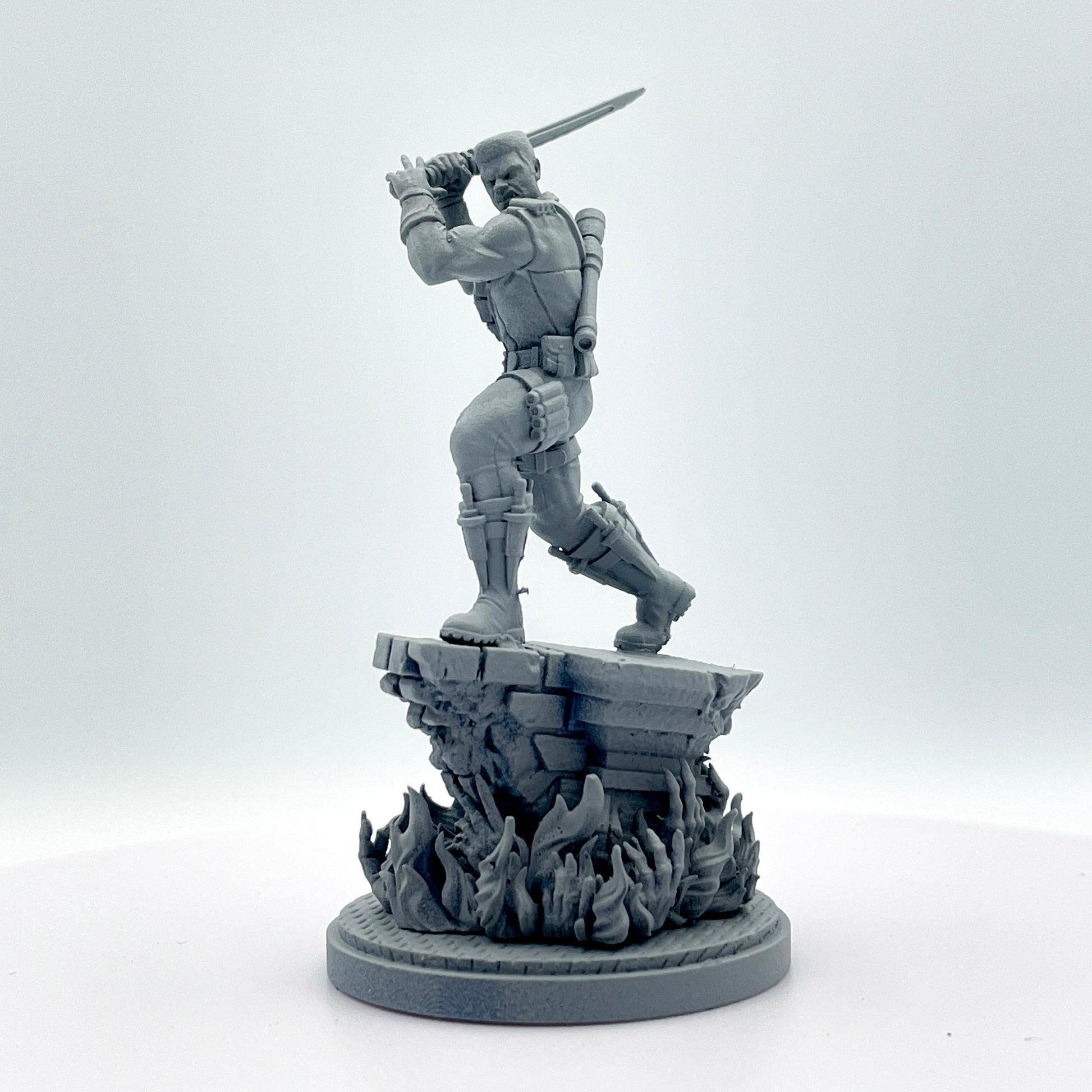 Blade / Daystaker 40mm miniature (sculpted by C27 collectibles) (Crisis Protocol Proxy/Alternative)