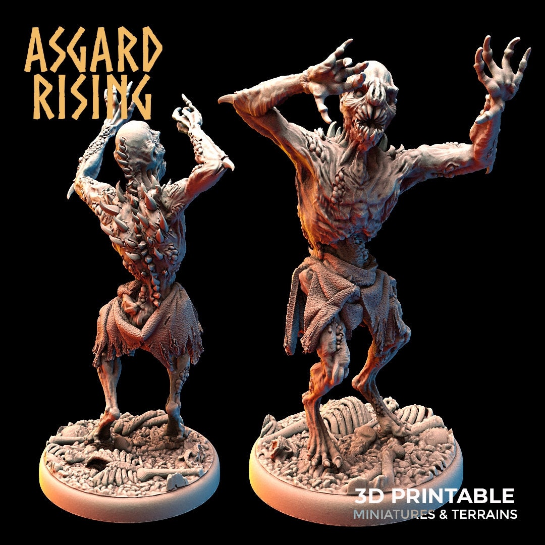 Ghoul / Ghul warband (10) by Asgard Rising (Troll / Giant)