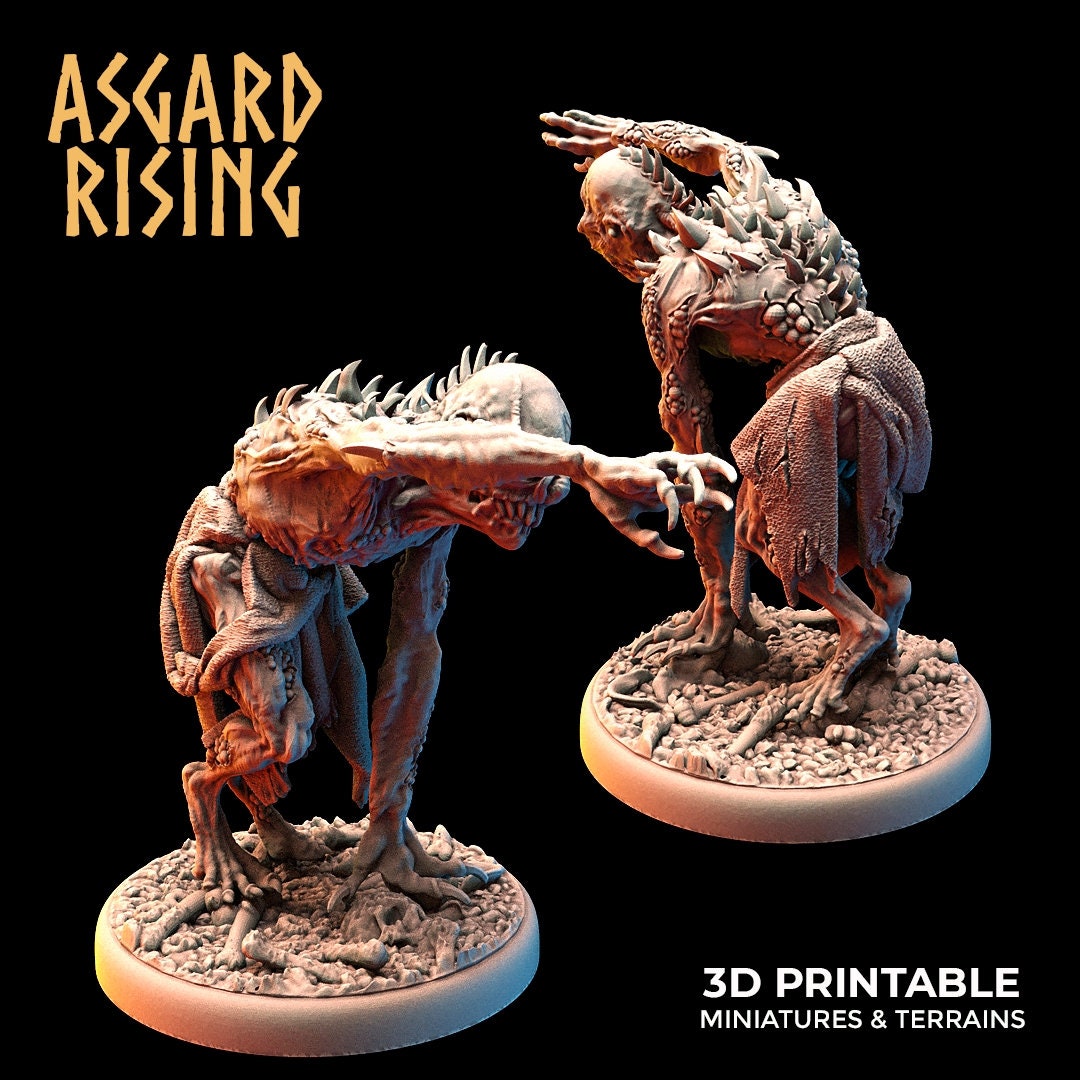 Ghoul / Ghul warband (10) by Asgard Rising (Troll / Giant)