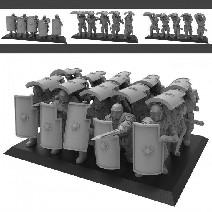 Roman Testudo Troops (15) (sculpted by That Evil One)