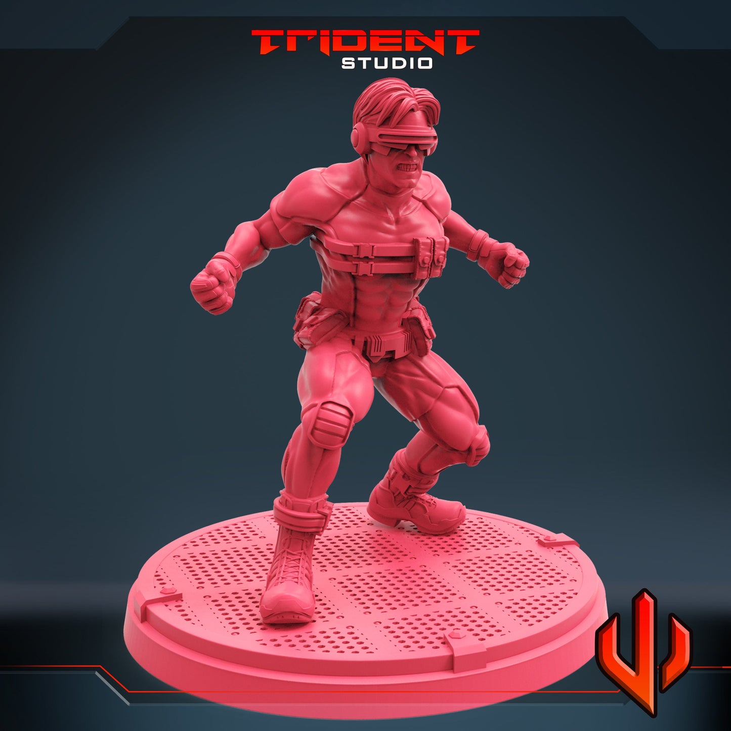 Cyclops B (Fan art sculpted by Trident Studio) (Crisis Protocol Proxy/Alternative)