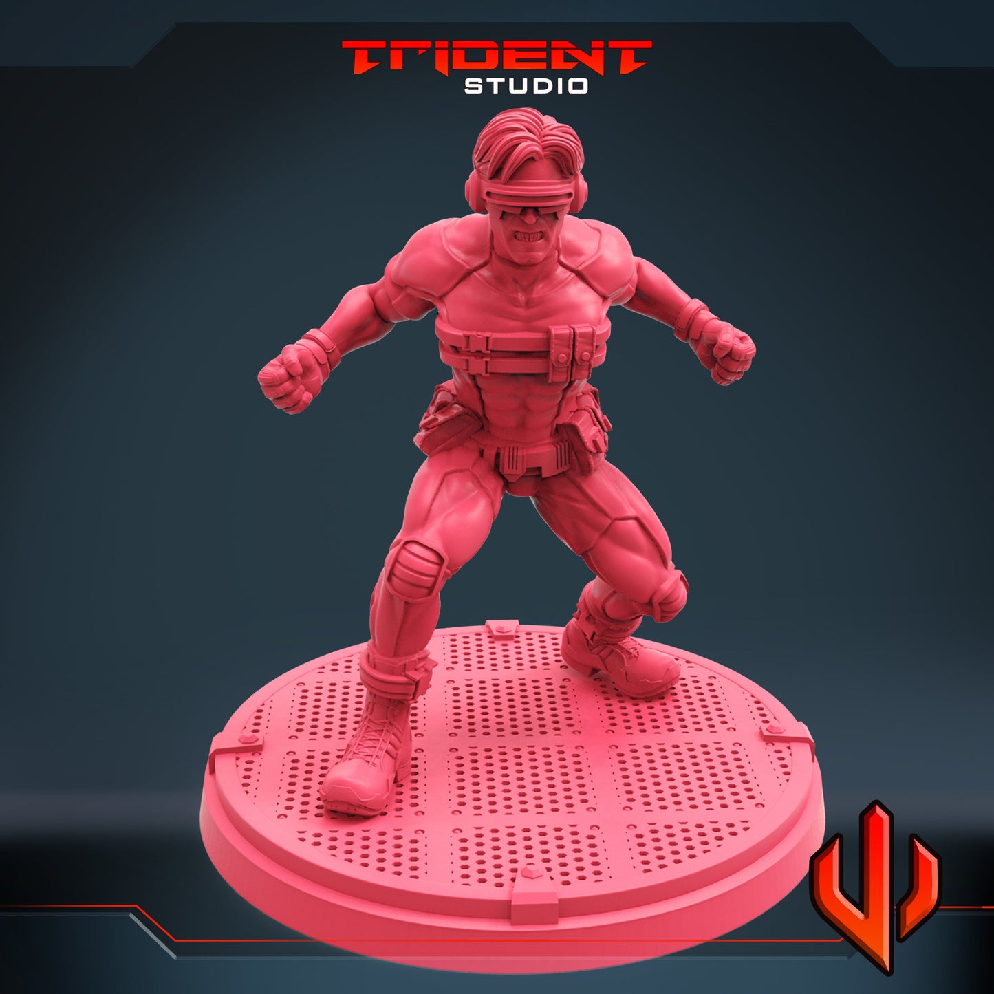 Cyclops B (Fan art sculpted by Trident Studio) (Crisis Protocol Proxy/Alternative)