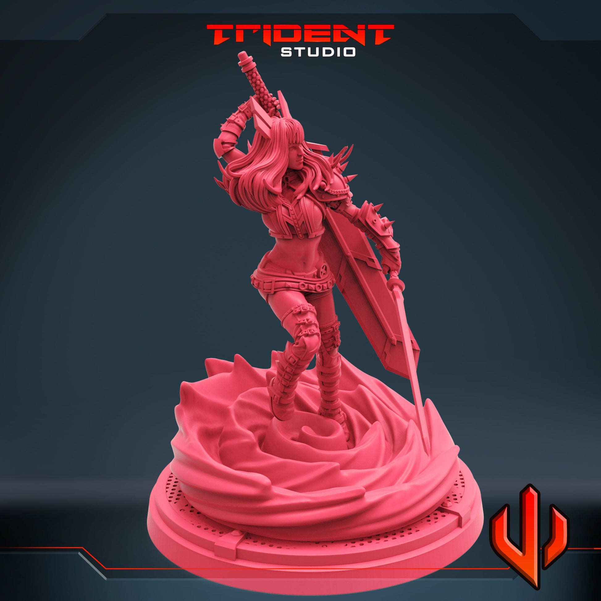Magik (Fan art sculpted by Trident Studio) (Crisis Protocol Proxy/Alternative)