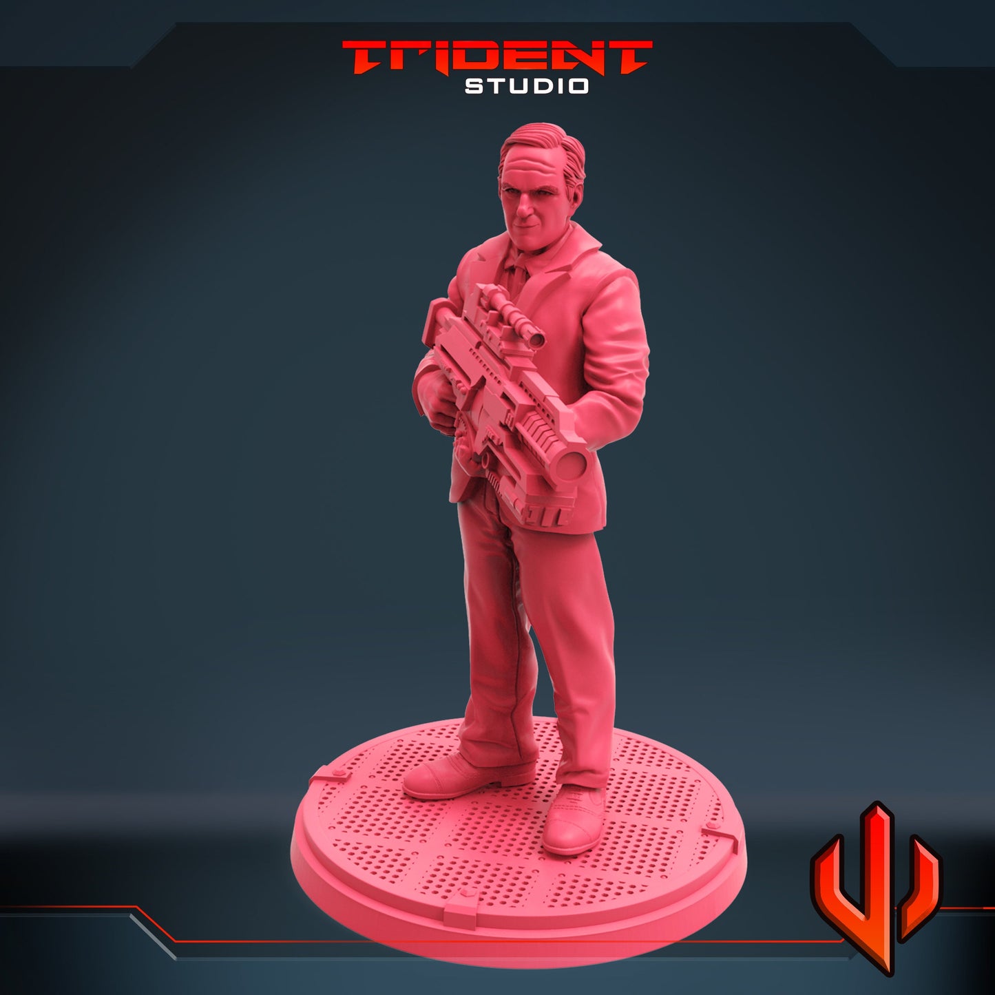 Agent Coulson A (Fan art sculpted by Trident Studio) (Crisis Protocol Proxy/Alternative)