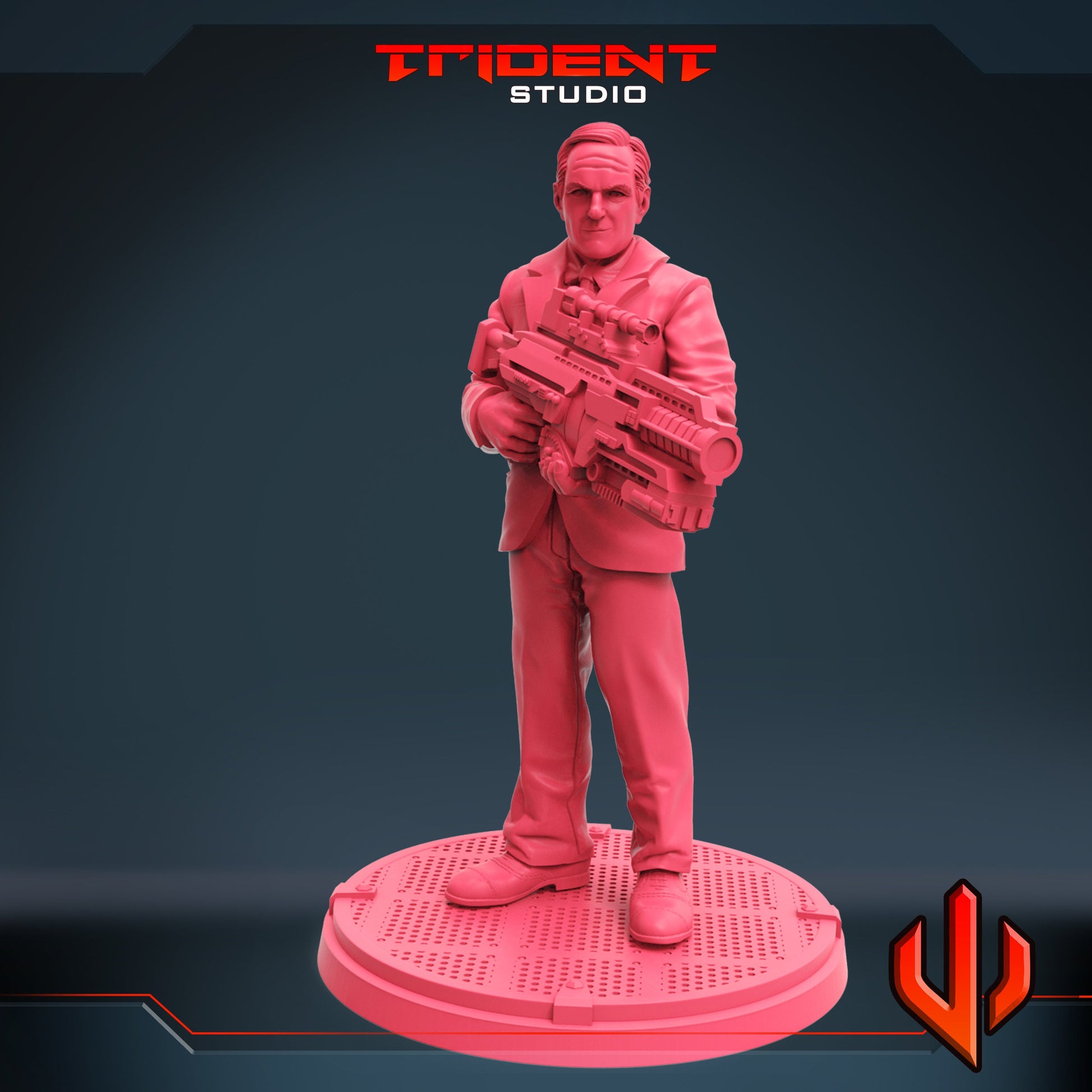 Agent Coulson A (Fan art sculpted by Trident Studio) (Crisis Protocol Proxy/Alternative)