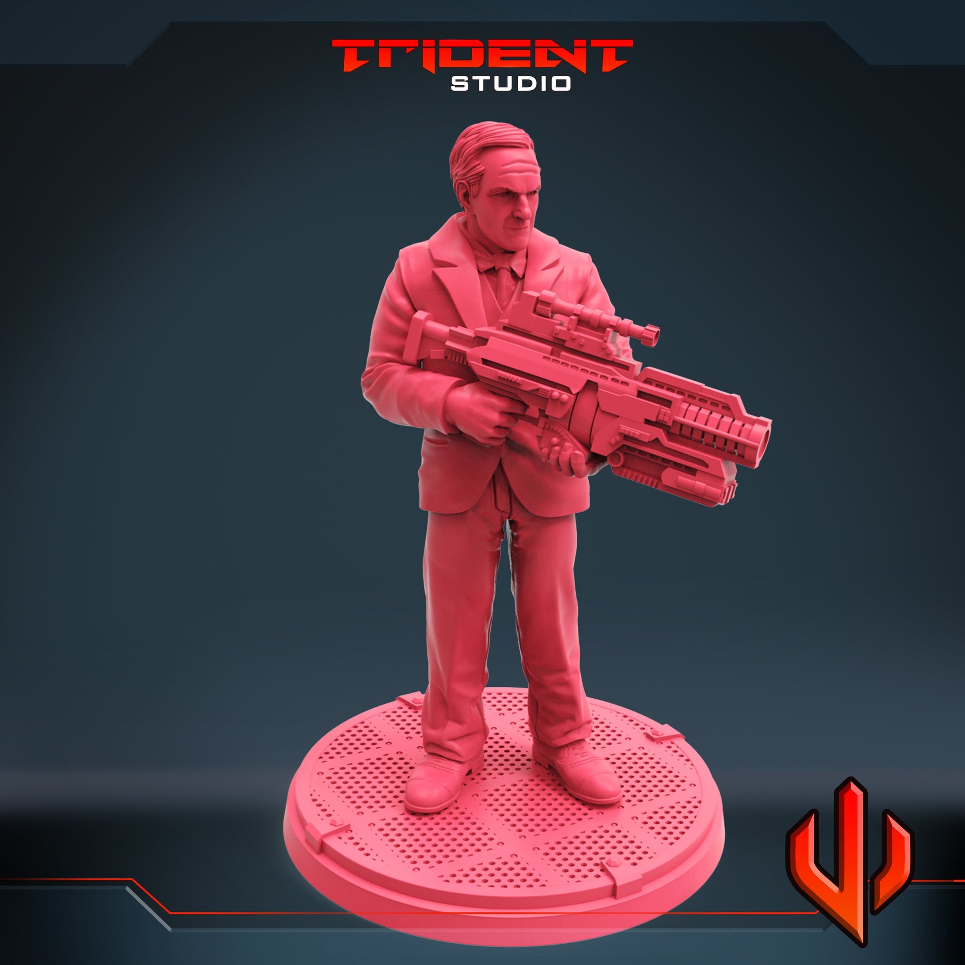 Agent Coulson A (Fan art sculpted by Trident Studio) (Crisis Protocol Proxy/Alternative)