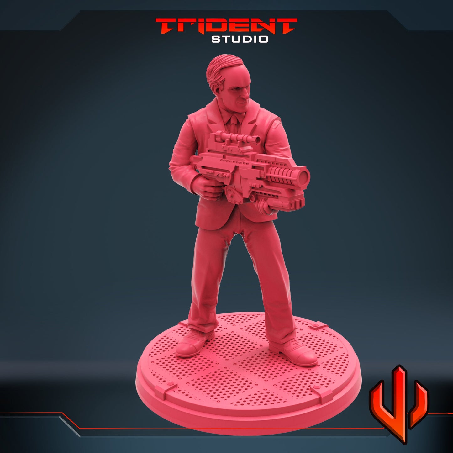 Agent Coulson B (Fan art sculpted by Trident Studio) (Crisis Protocol Proxy/Alternative)