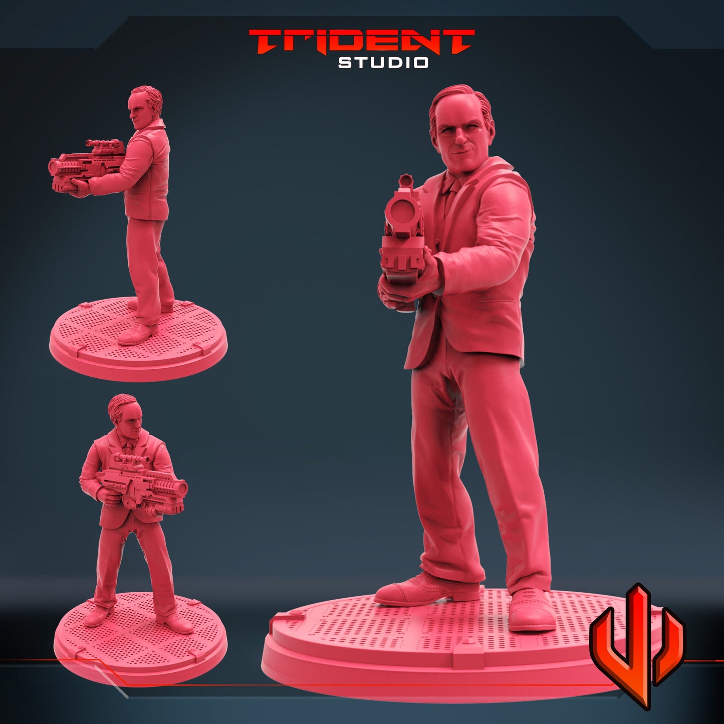 Agent Coulson B (Fan art sculpted by Trident Studio) (Crisis Protocol Proxy/Alternative)