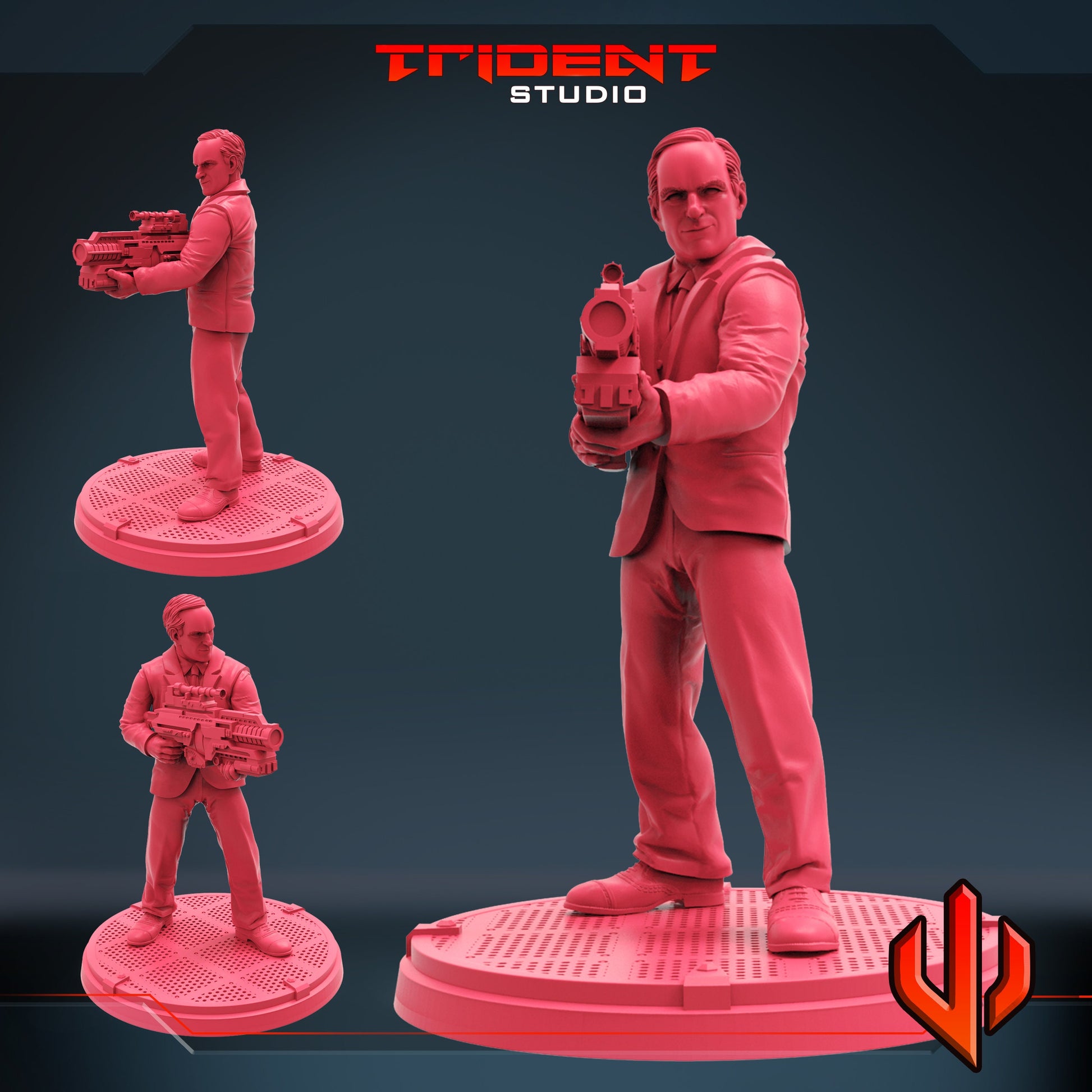 Agent Coulson B (Fan art sculpted by Trident Studio) (Crisis Protocol Proxy/Alternative)