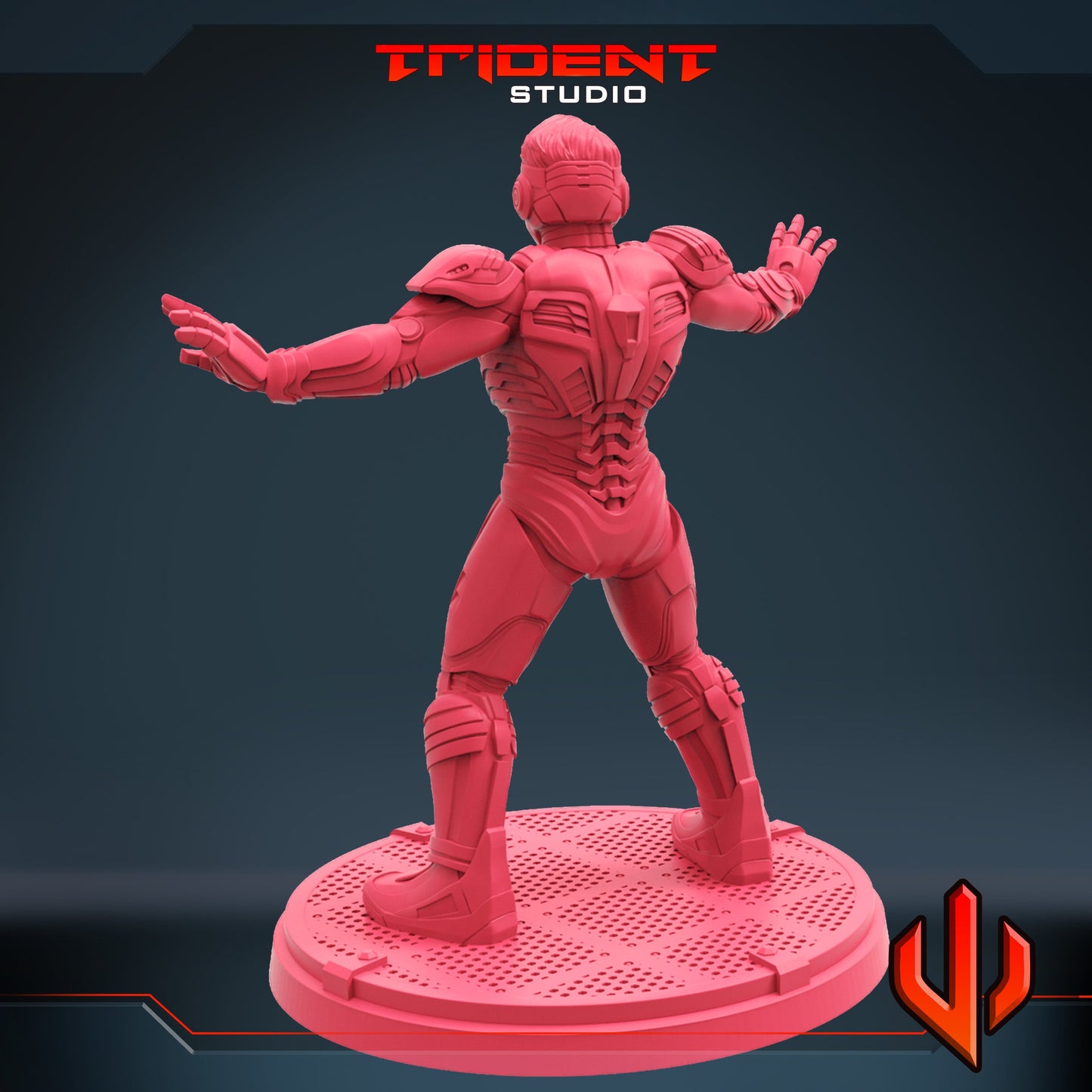 Superior Iron Man A (Fan art sculpted by Trident Studio) (Crisis Protocol Proxy/Alternative)