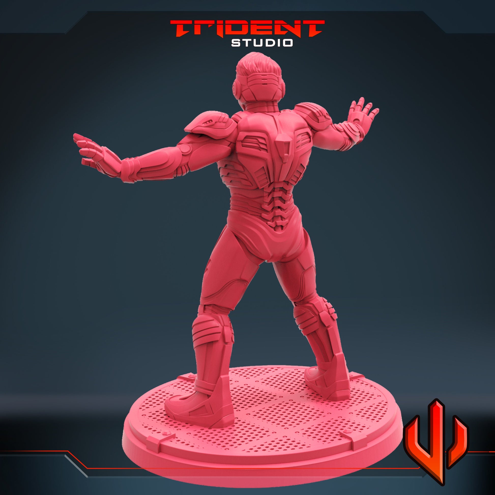 Superior Iron Man A (Fan art sculpted by Trident Studio) (Crisis Protocol Proxy/Alternative)