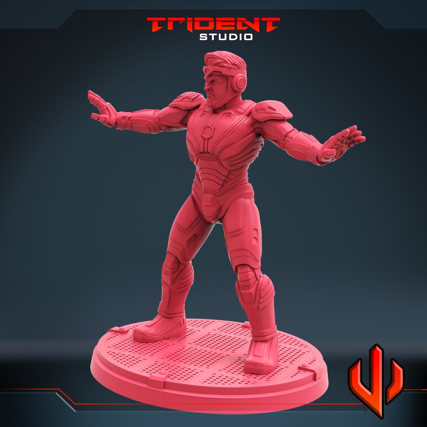 Superior Iron Man A (Fan art sculpted by Trident Studio) (Crisis Protocol Proxy/Alternative)