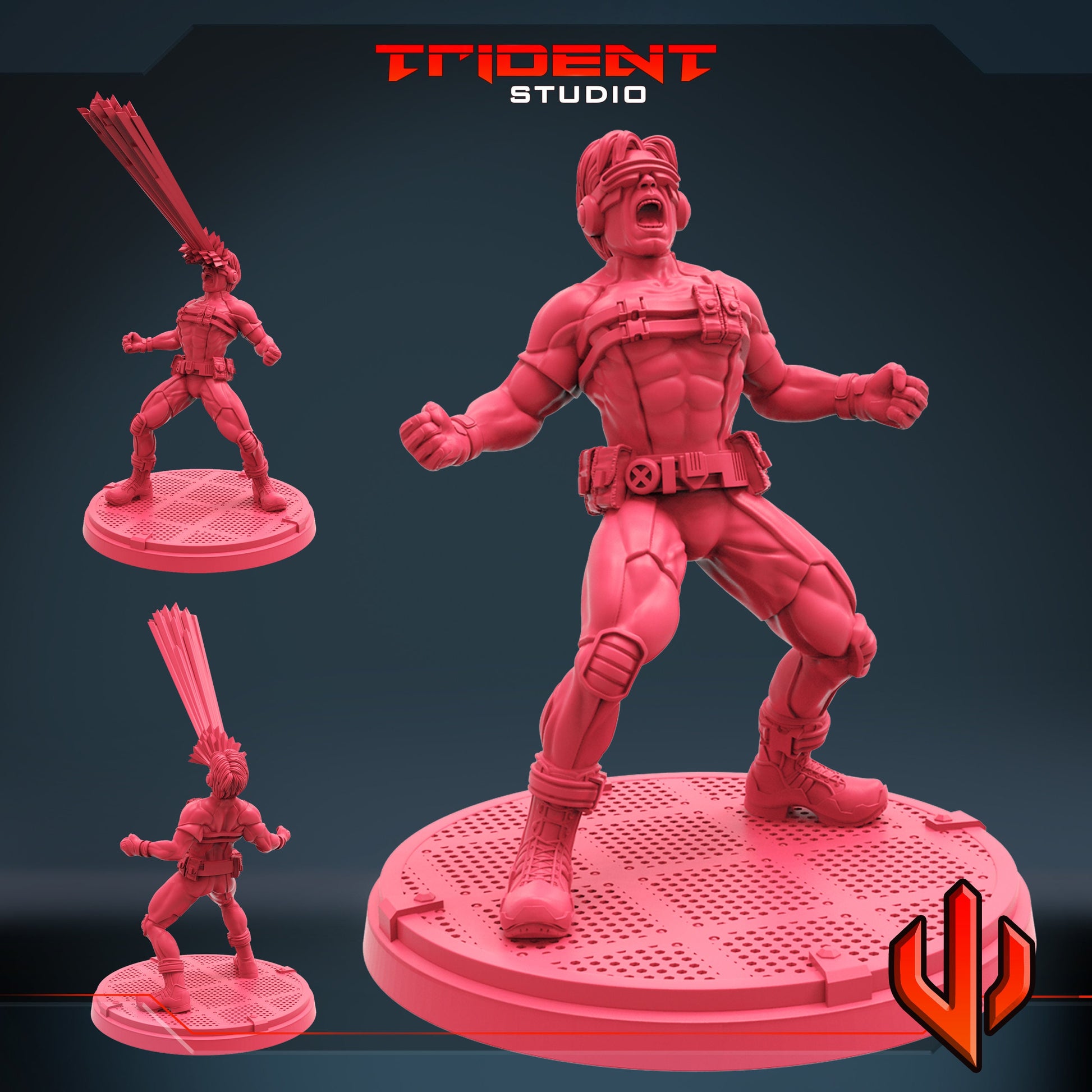 Cyclops A (Fan art sculpted by Trident Studio) (Crisis Protocol Proxy/Alternative)