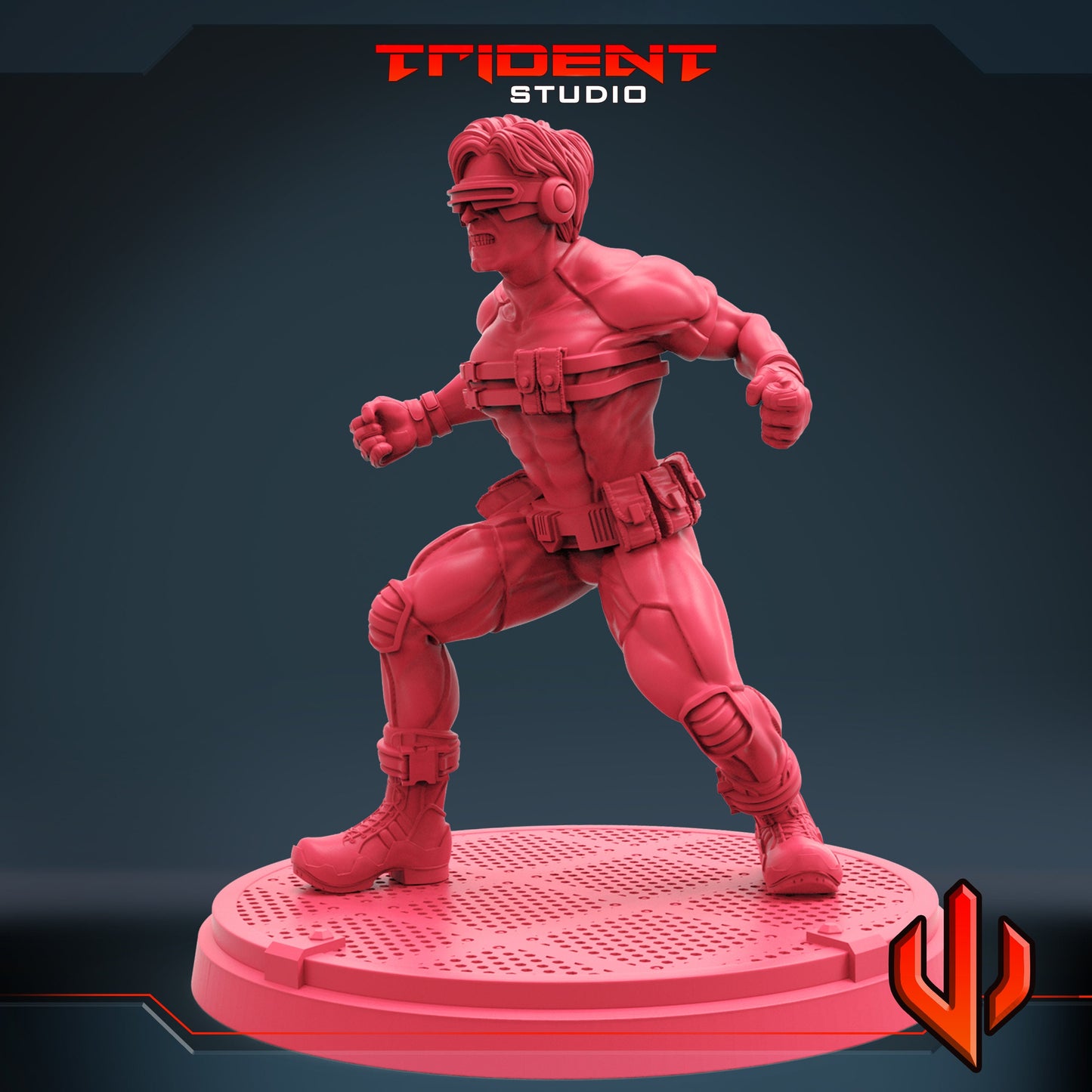 Cyclops B (Fan art sculpted by Trident Studio) (Crisis Protocol Proxy/Alternative)