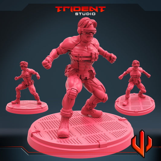 Cyclops B (Fan art sculpted by Trident Studio) (Crisis Protocol Proxy/Alternative)