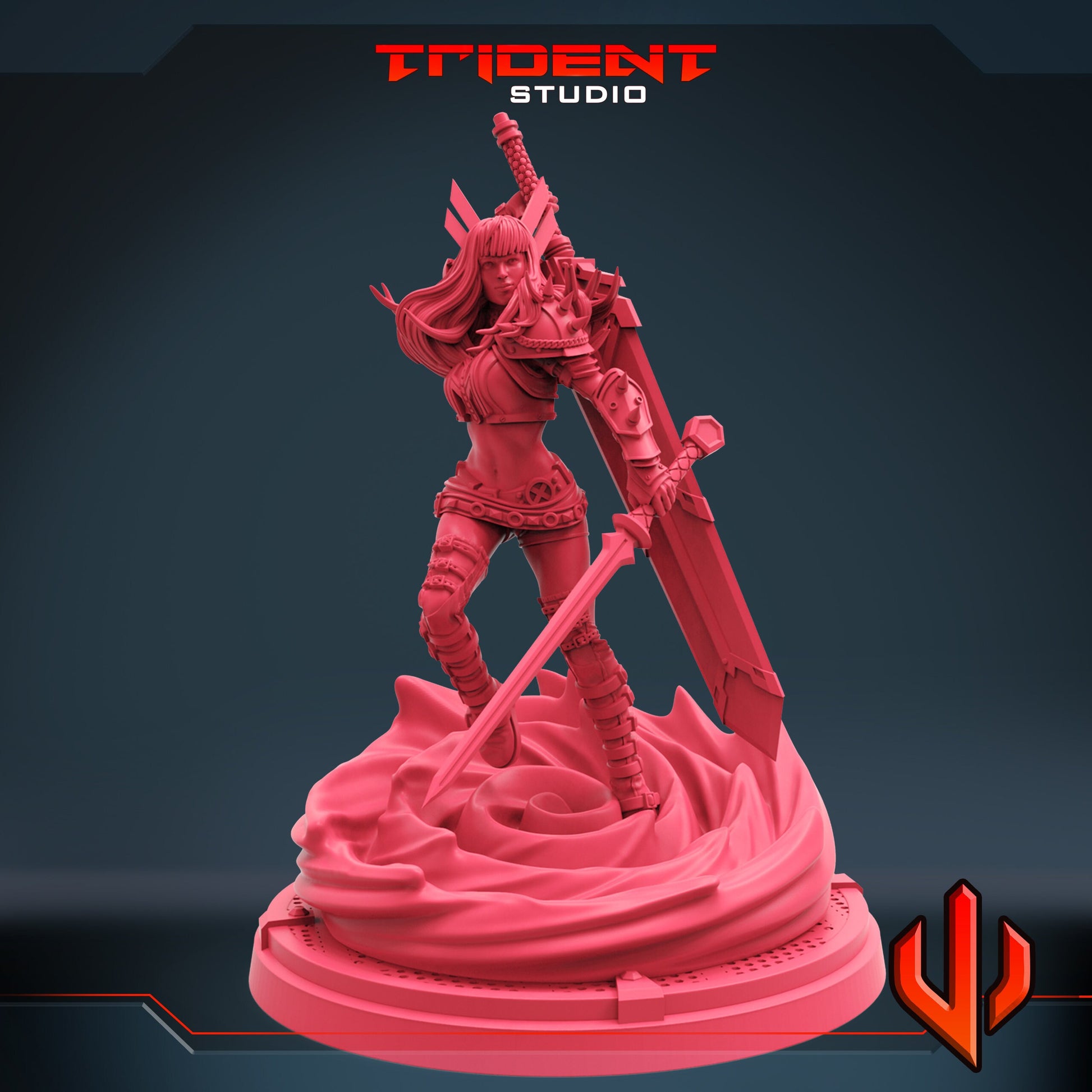 Magik (Fan art sculpted by Trident Studio) (Crisis Protocol Proxy/Alternative)