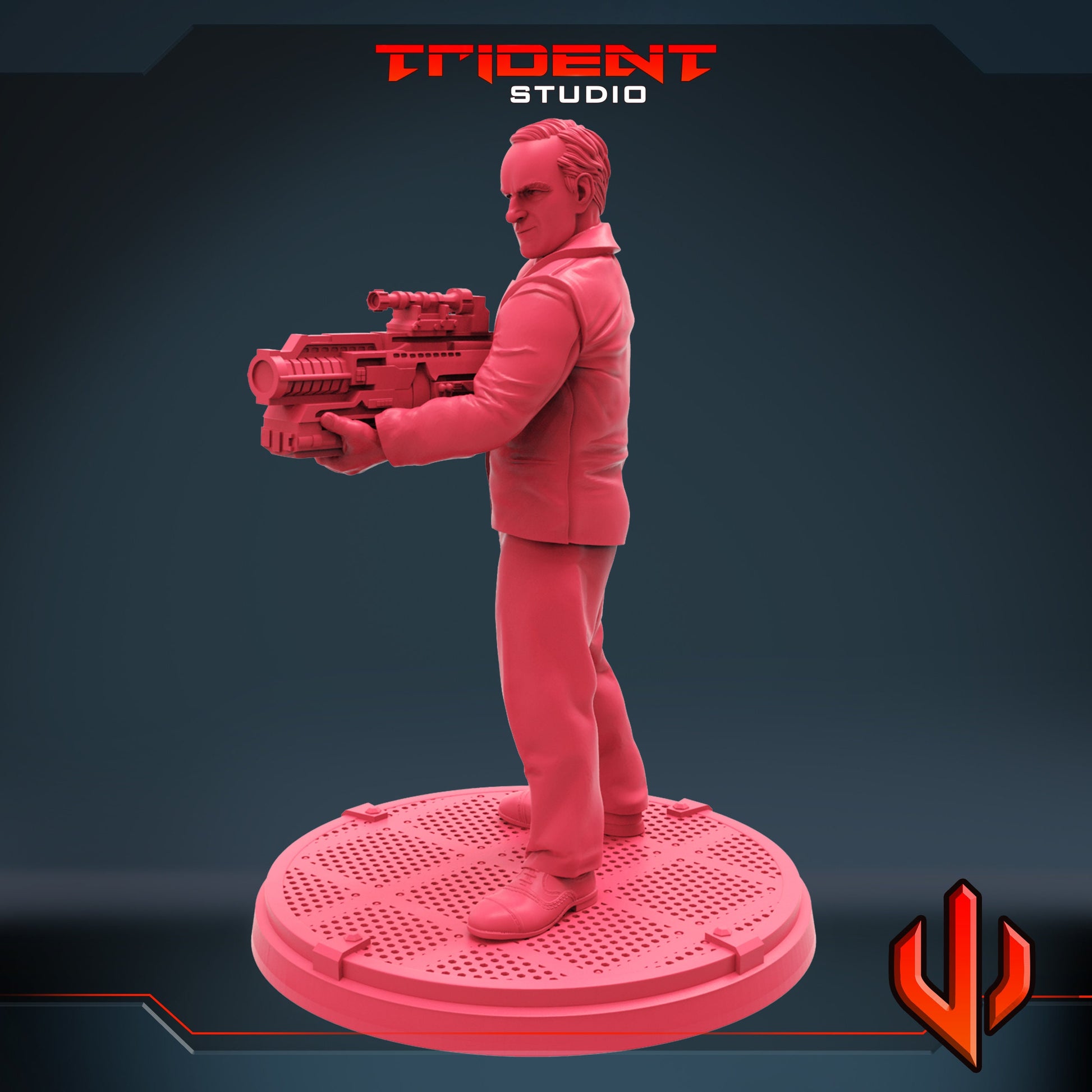 Agent Coulson B (Fan art sculpted by Trident Studio) (Crisis Protocol Proxy/Alternative)