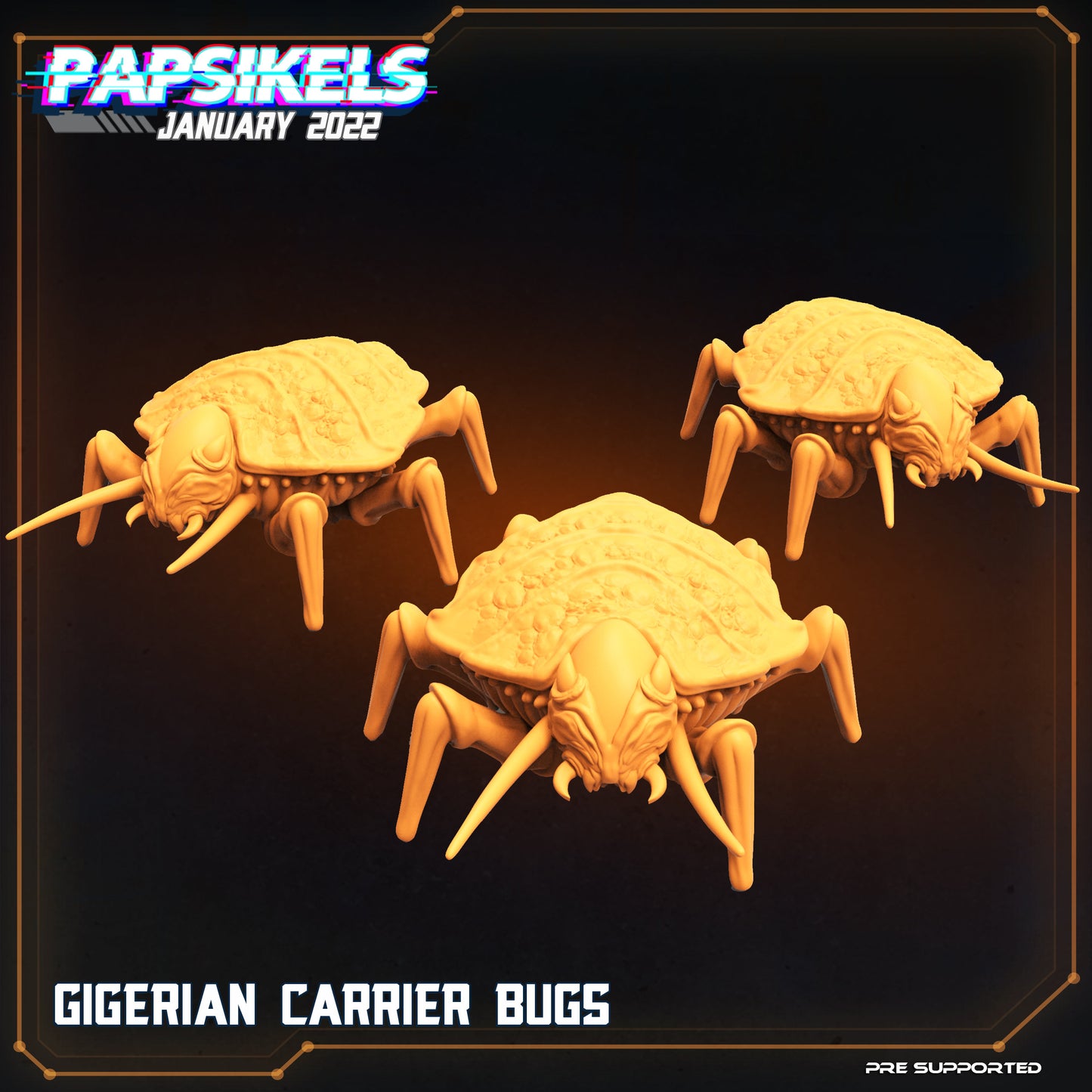 Gigerian Carrier Bugs (sculpted by Papsikels)