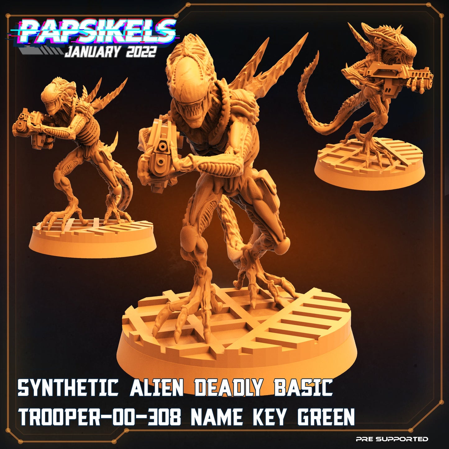 Synthetic Alien / Xenomorph Squad (sculpted by Papsikels)